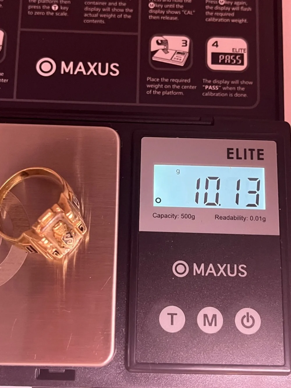 VTG 1957 High School 10k yellow gold 10.13 grams Class Ring Size 10 - Picture 9 of 9